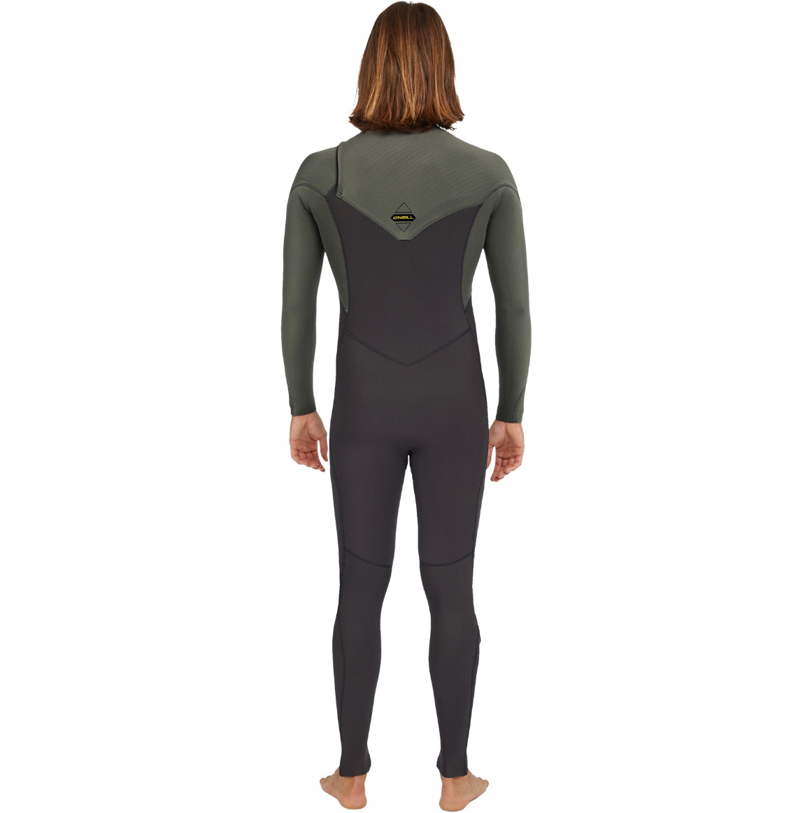 2025 O'Neill Da Uomo Hyperfreak 3/2+mm Chest Zip Muta 5343 - Arabica / Chimera